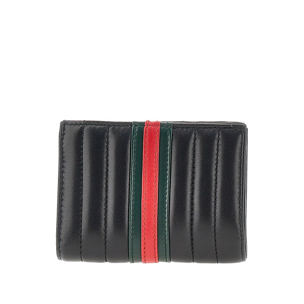 Portafoglio bi-fold in nappa 'GG Marmont'