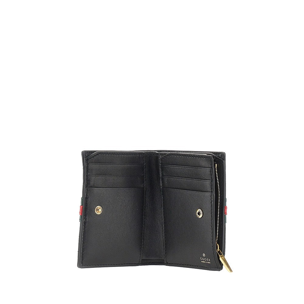 Portafoglio bi-fold in nappa 'GG Marmont'