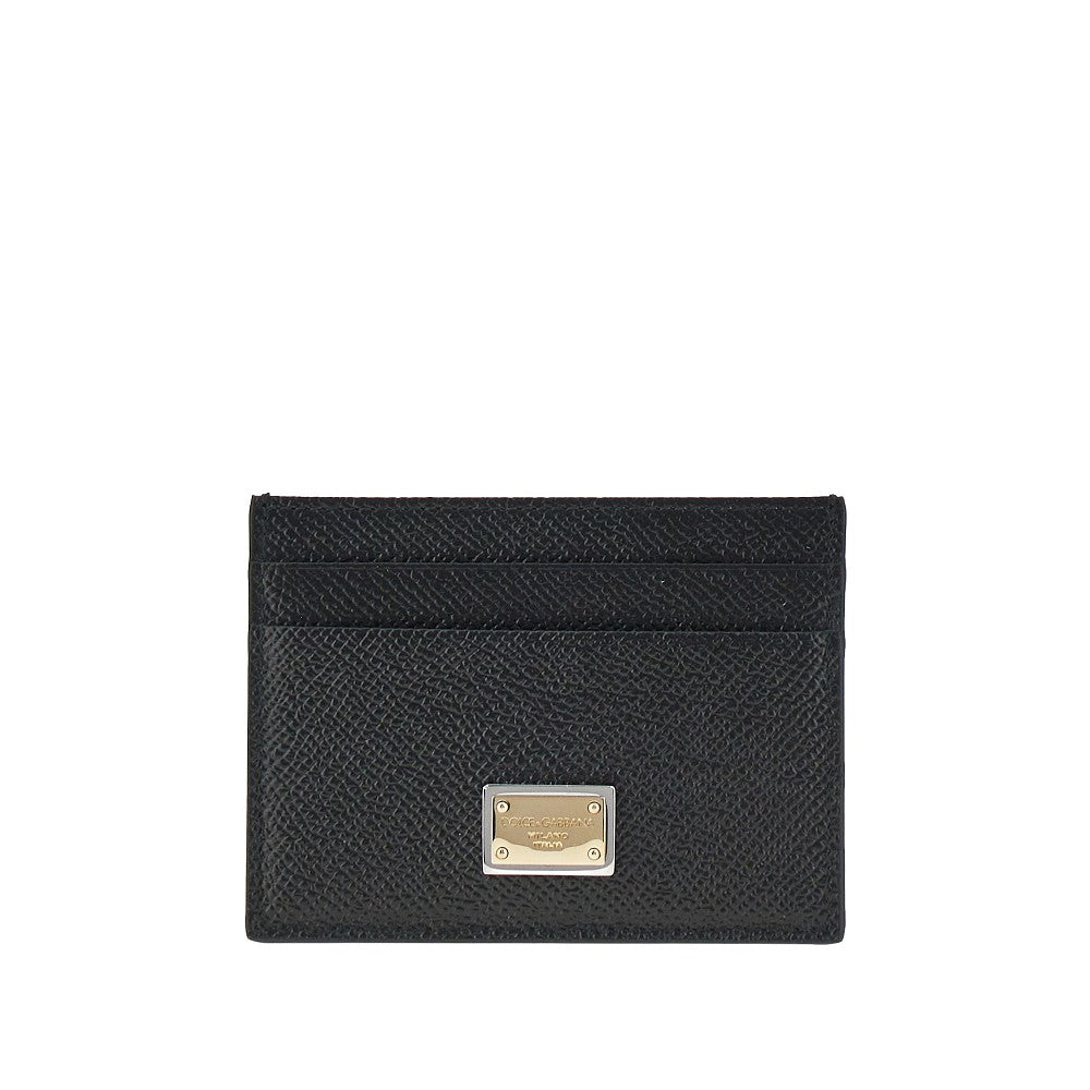 Dauphine leather cardholder