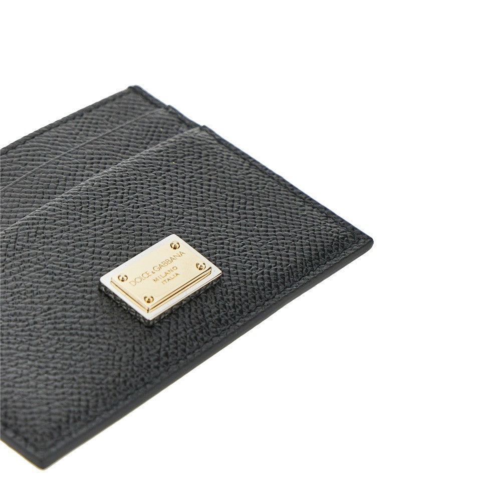 Dauphine leather cardholder