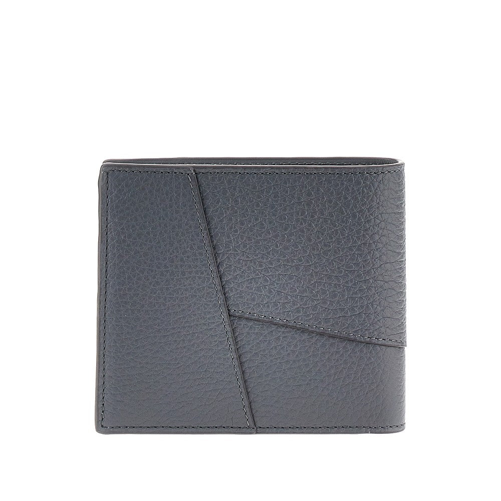 Grained leather 'Puzzle' bi-fold wallet