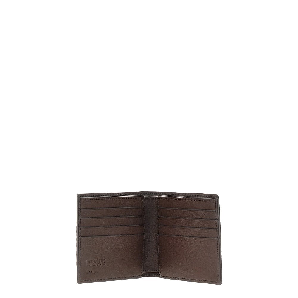 Grained leather 'Puzzle' bi-fold wallet