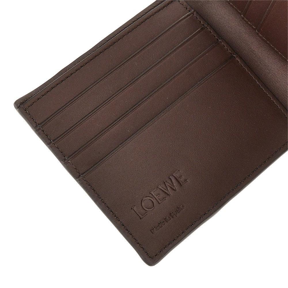 Grained leather 'Puzzle' bi-fold wallet