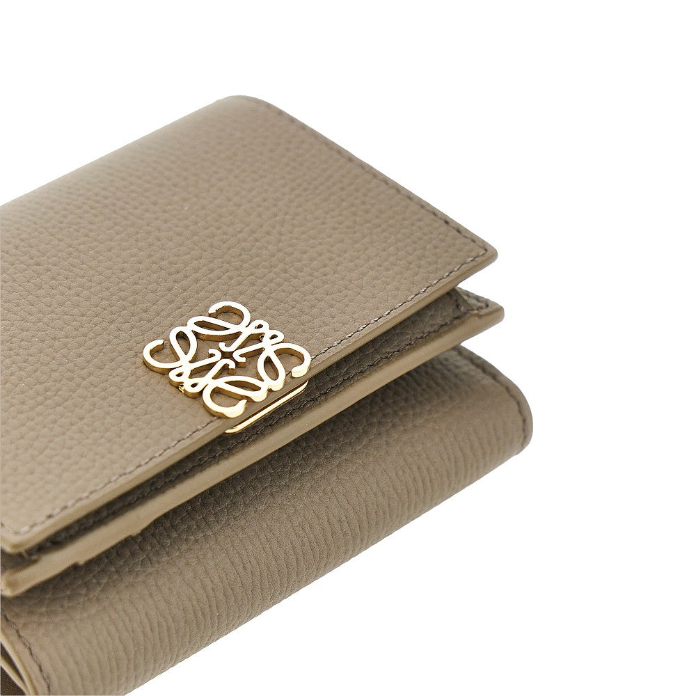Portafoglio tri-fold 'Anagram' in pelle