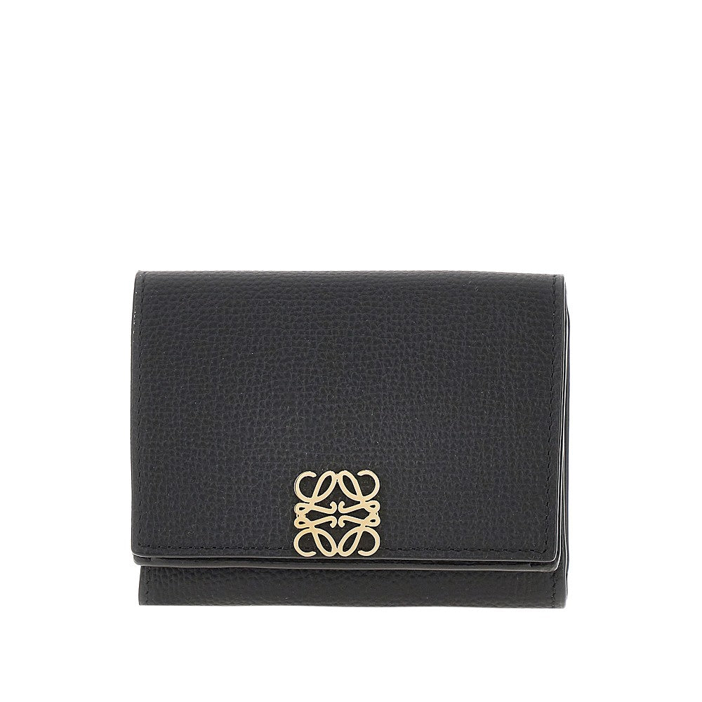 Portafoglio tri-fold 'Anagram' in pelle