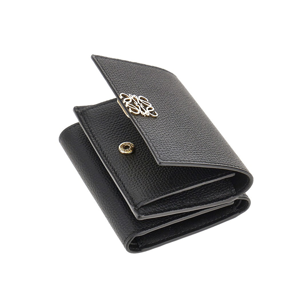 Portafoglio tri-fold 'Anagram' in pelle