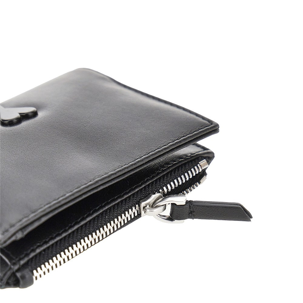 Portafoglio Voulez-Vous bi-fold in pelle