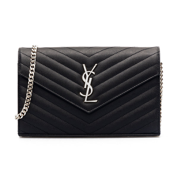 'Cassandre' leather wallet on chain