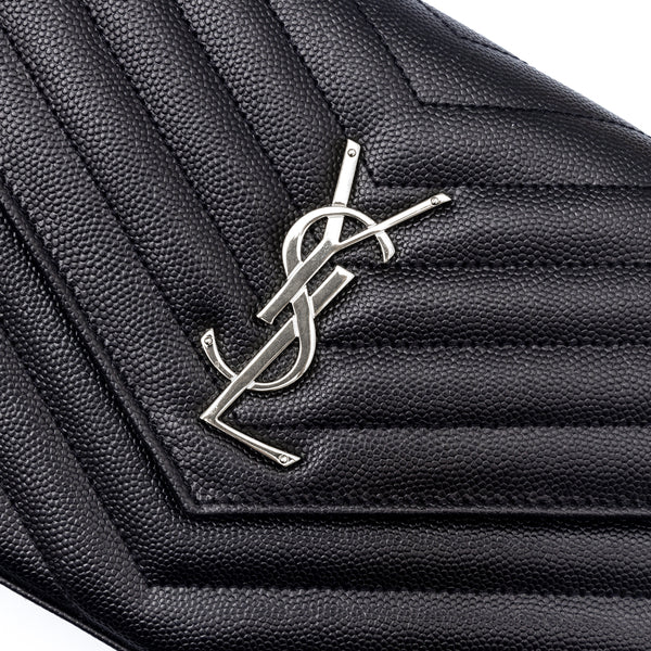 'Cassandre' leather wallet on chain