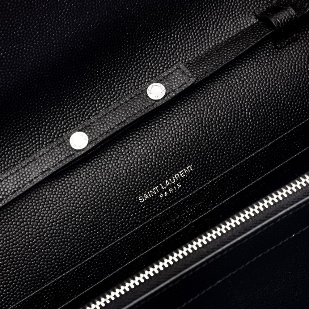 'Cassandre' leather wallet on chain