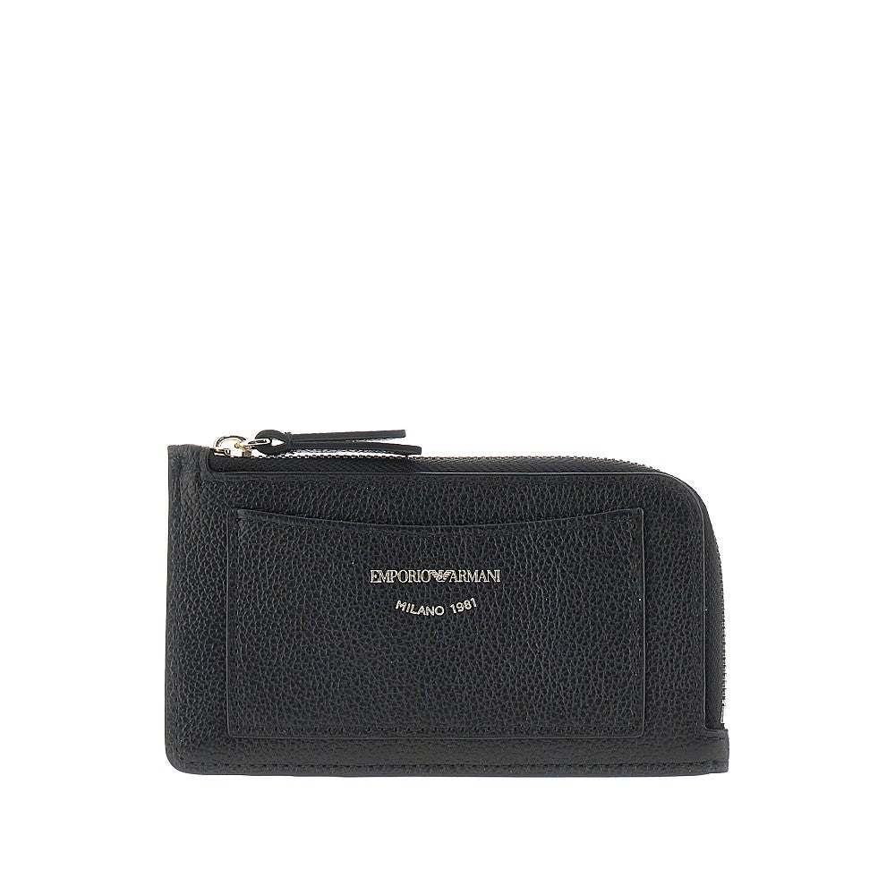 Leather cardholder pouch