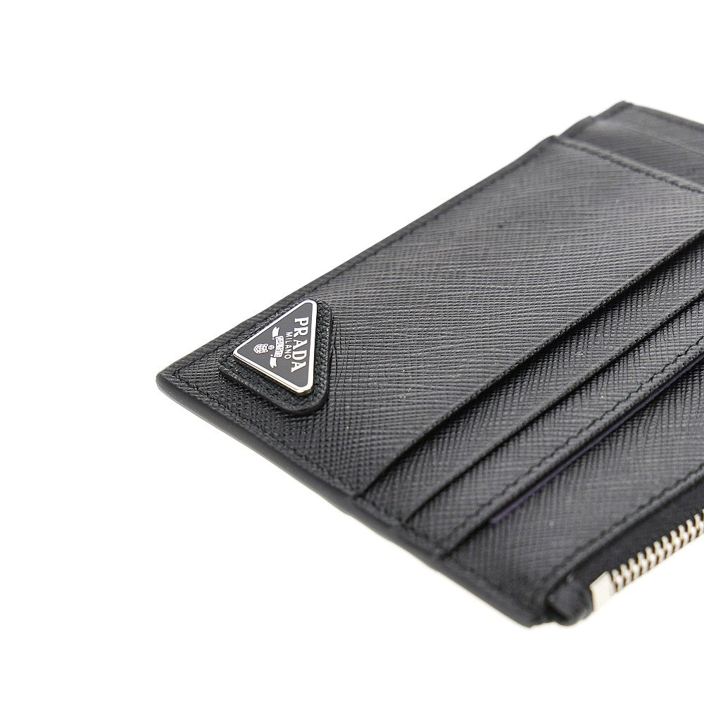 Pouch portacarte in pelle Saffiano