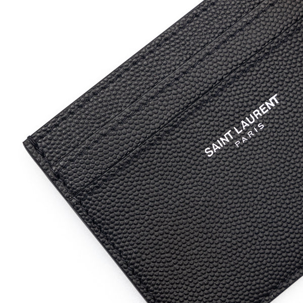 Grain de Poudre leather cardholder