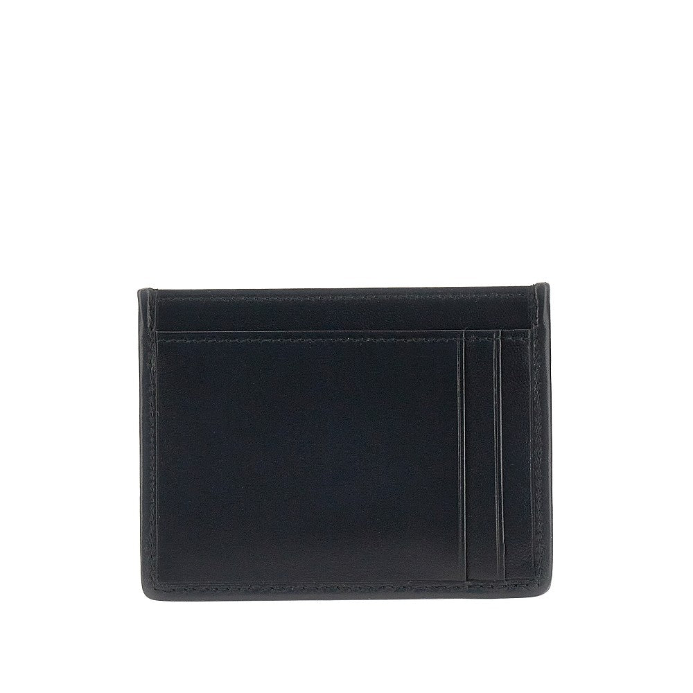 Matelassé nappa leather cardholder