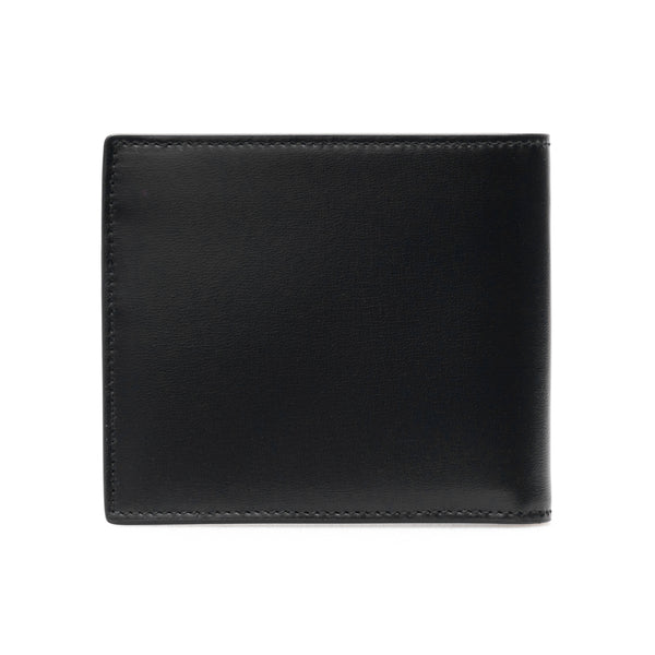 Smooth leather bi-fold wallet