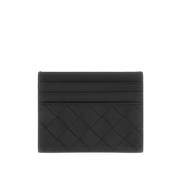 Intrecciato leather cardholder