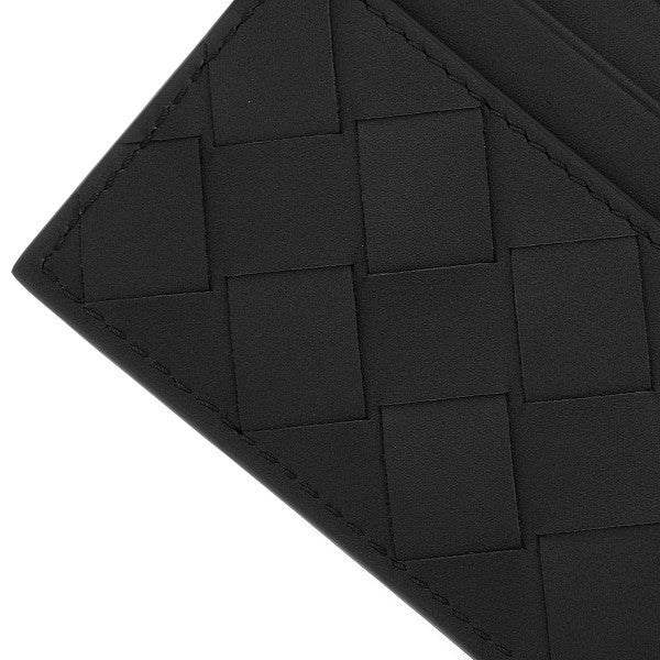 Intrecciato leather cardholder