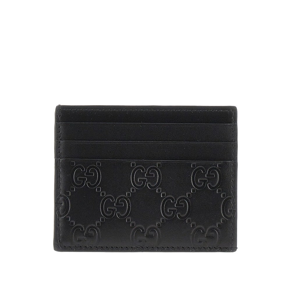 'GG Emblem' leather cardholder