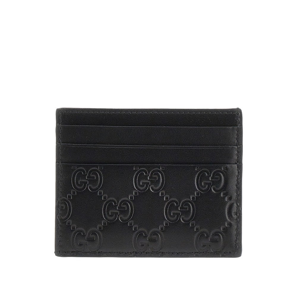'GG Emblem' leather cardholder