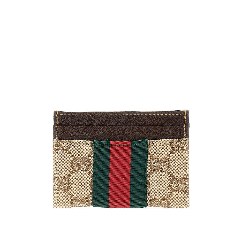 GG fabric card holder with Web Ribbon