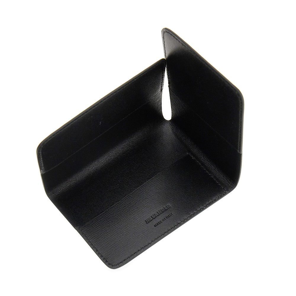 Folded leather cardholder