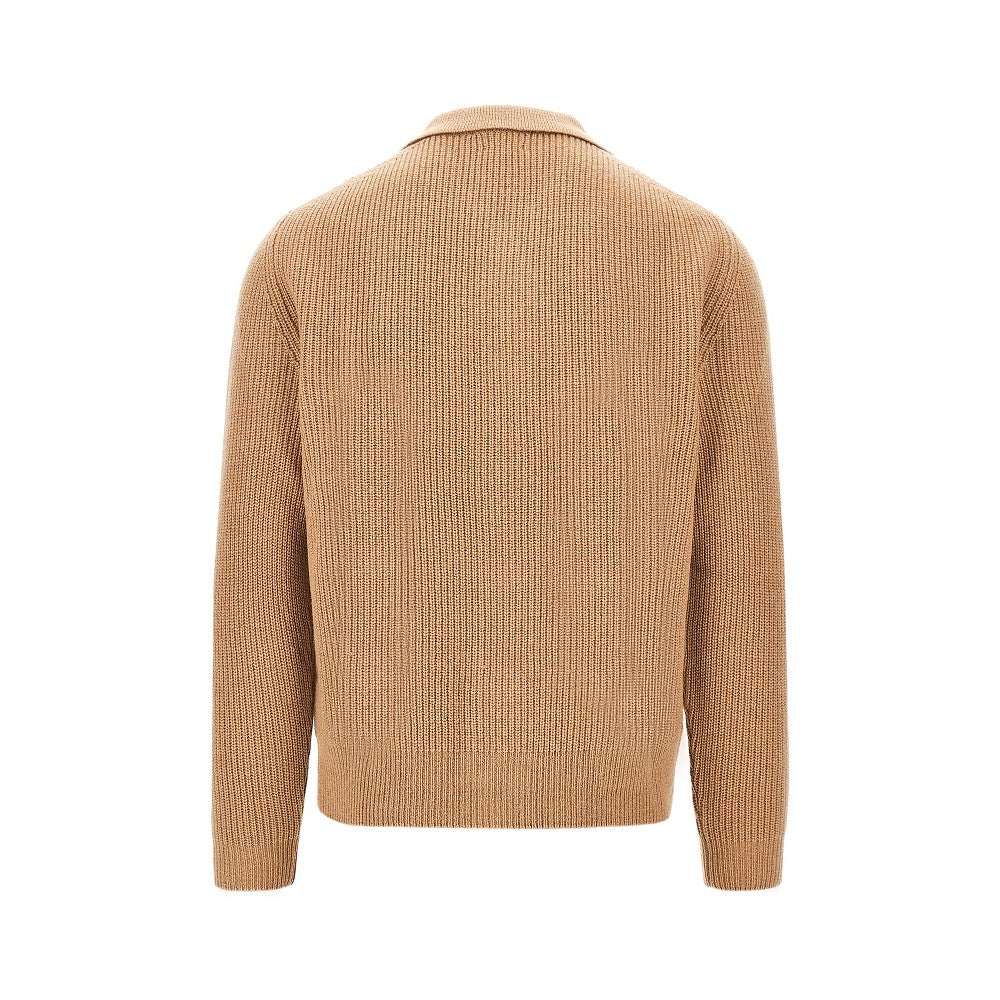 Cardigan in cachemire rigenerato