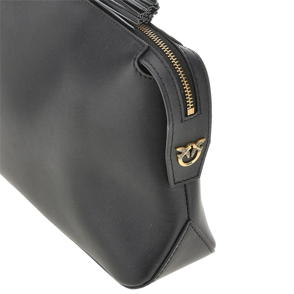 Pouch in pelle con nappina