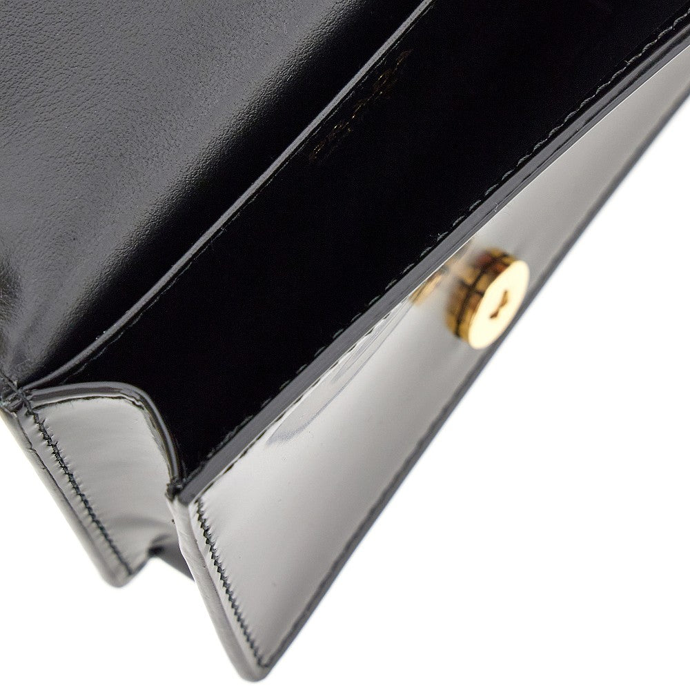 Brushed leather cardholder with strap