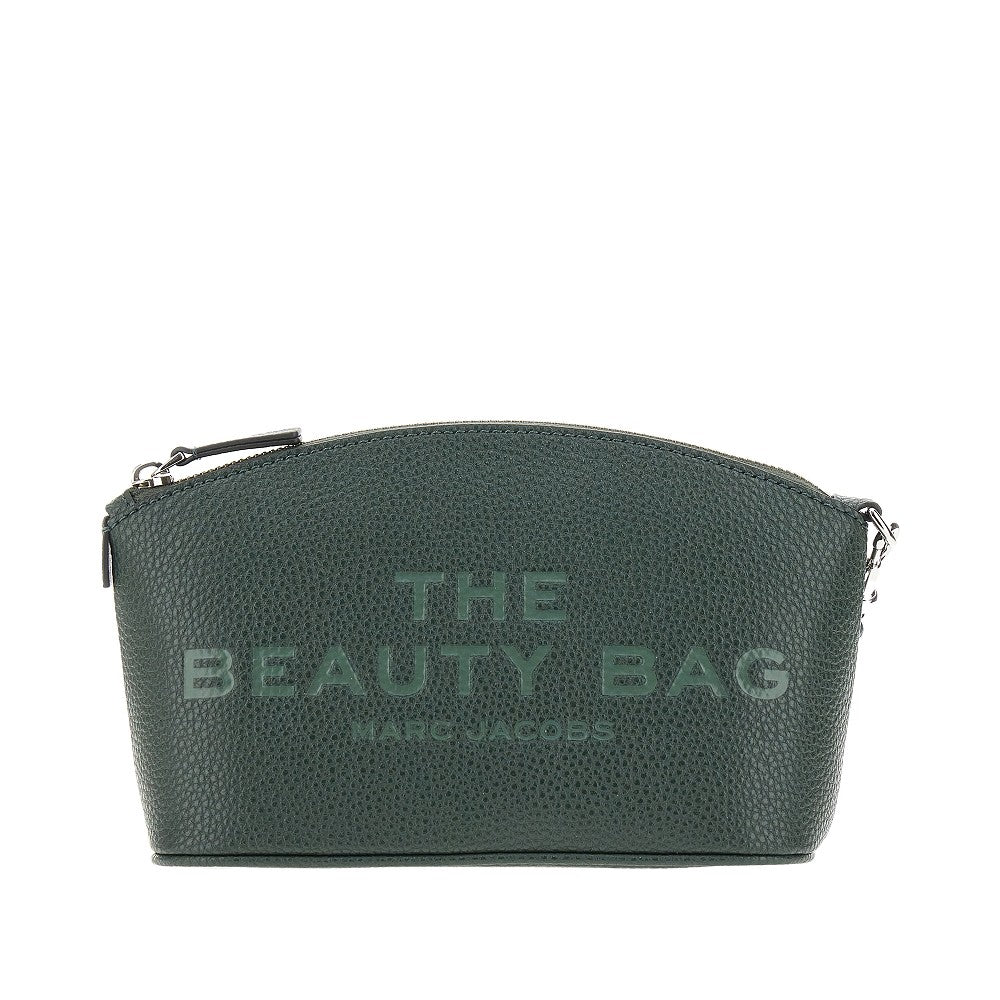 Beauty case in pelle martellata