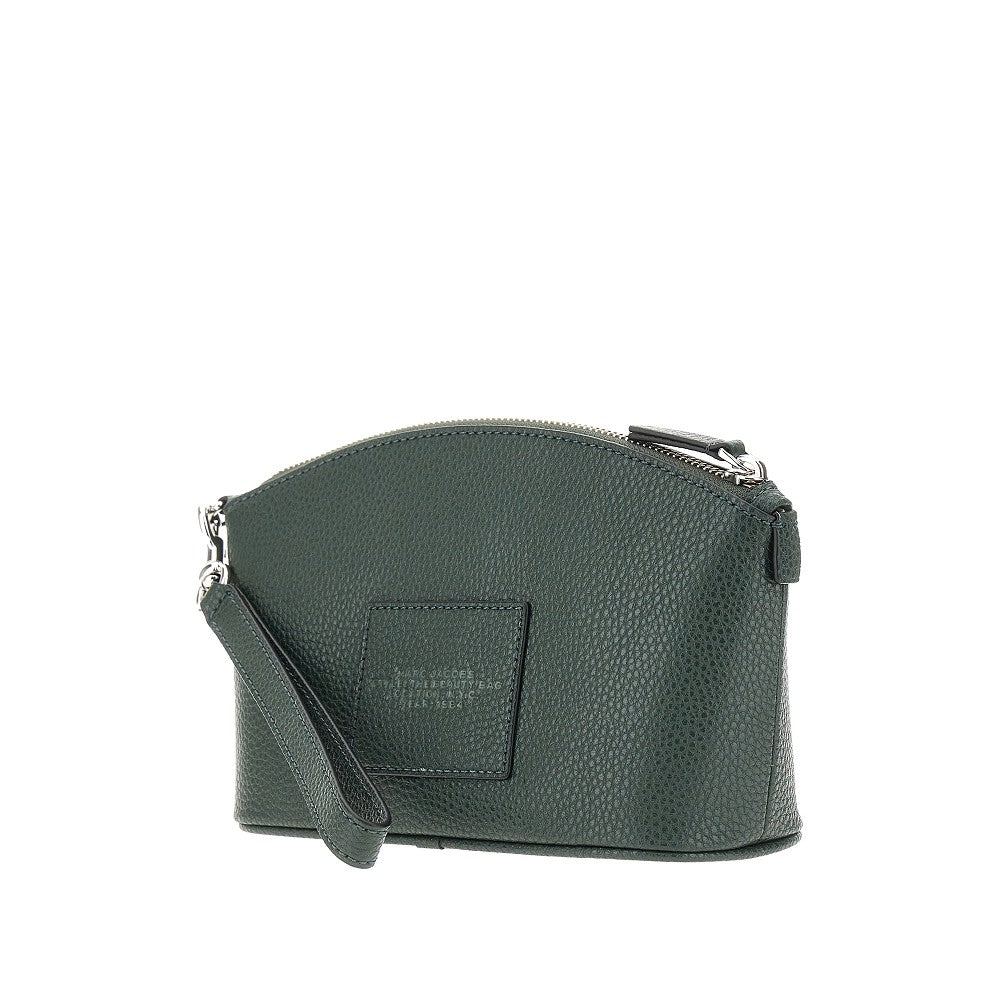 Beauty case in pelle martellata