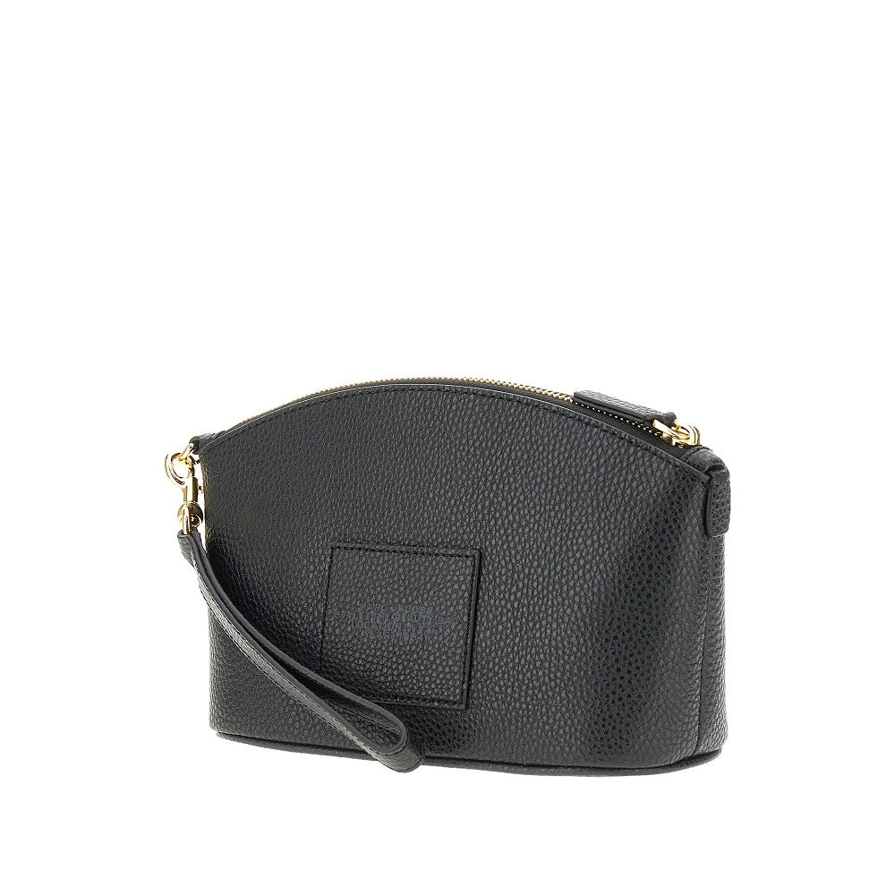 Beauty case in pelle martellata