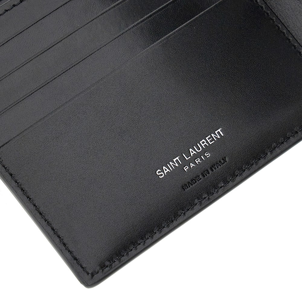 Bi-fold wallet with monogram detail