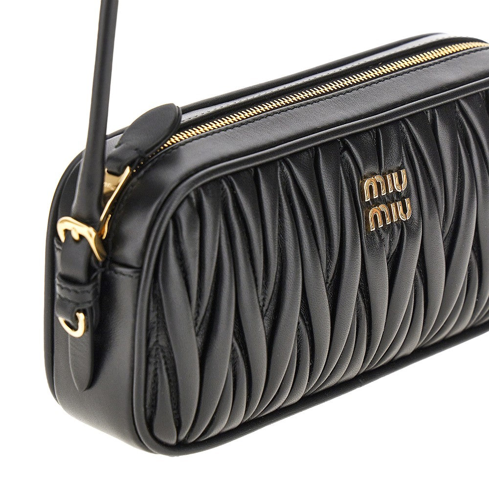 Matelassé nappa leather mini bag