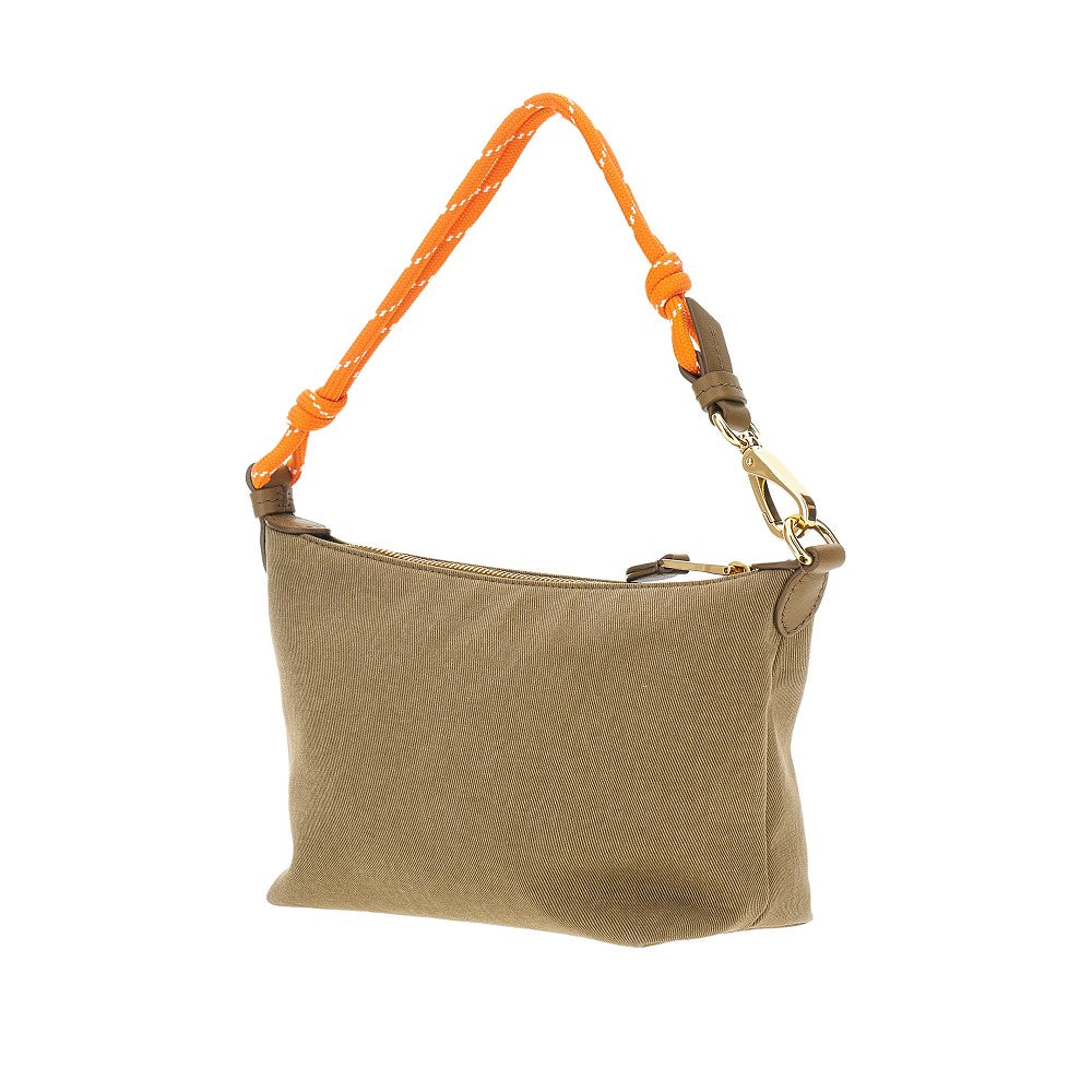 Gabardine bag with trek lace handle