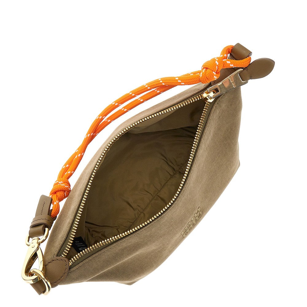Gabardine bag with trek lace handle