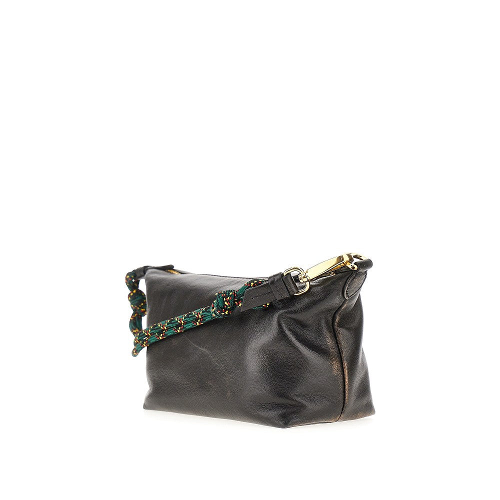 Borsa in nappa old con manico in nastro trek