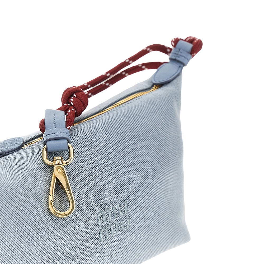 Gabardine bag with trek lace handle