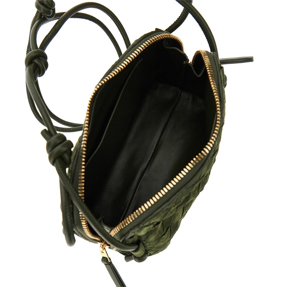 Borsa 'Concert' in suede Intrecciato