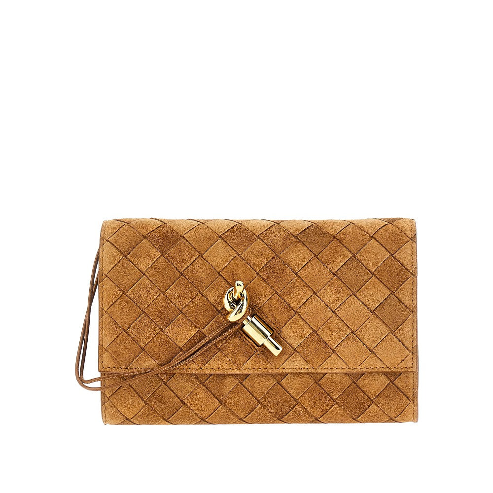 Pochette 'Andiamo' in suede Intrecciato