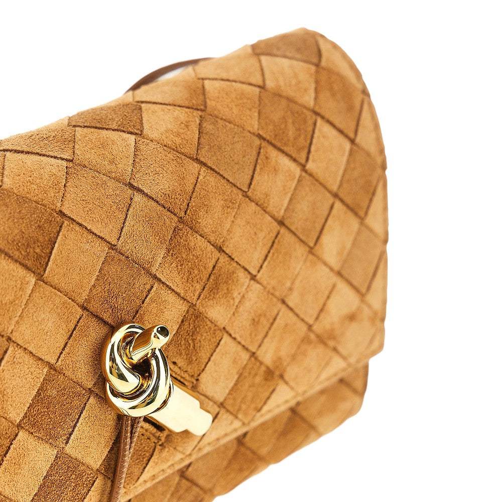 Pochette 'Andiamo' in suede Intrecciato