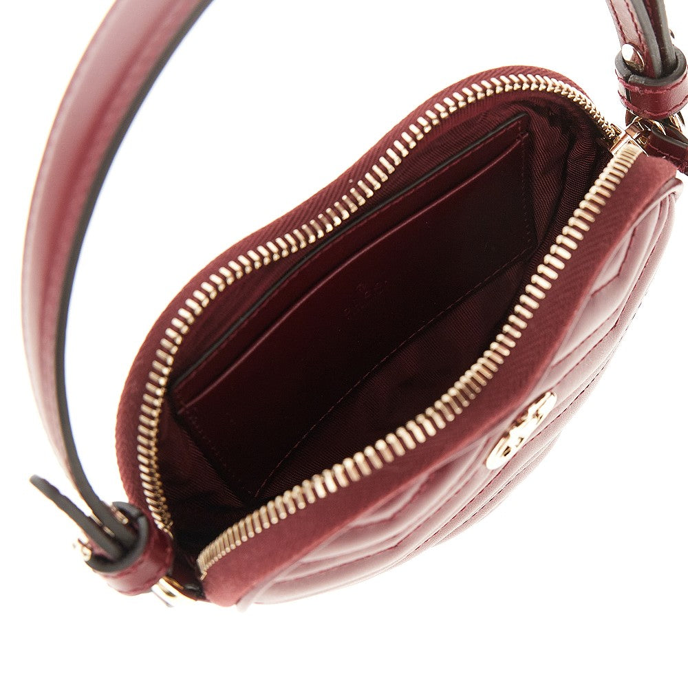Mini borsa GG Marmont a forma di cuore