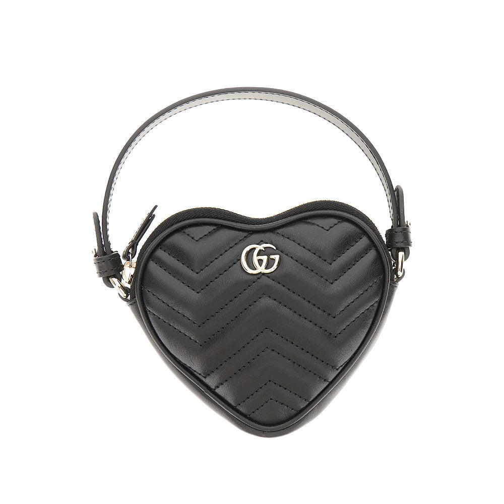 Heart-shaped GG Marmont mini bag