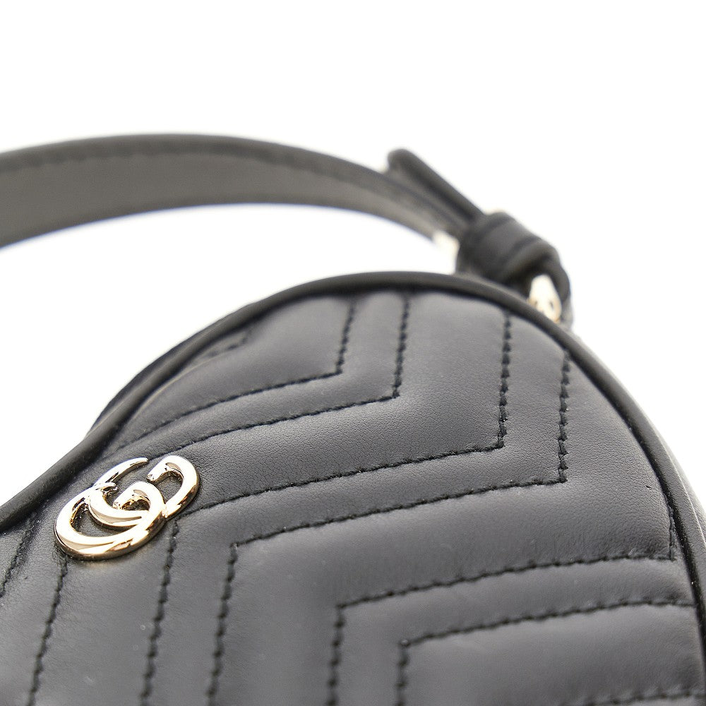 Heart-shaped GG Marmont mini bag
