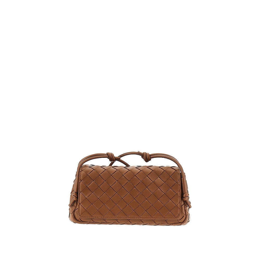 Pochette 'Notturno' in nappa Intrecciato