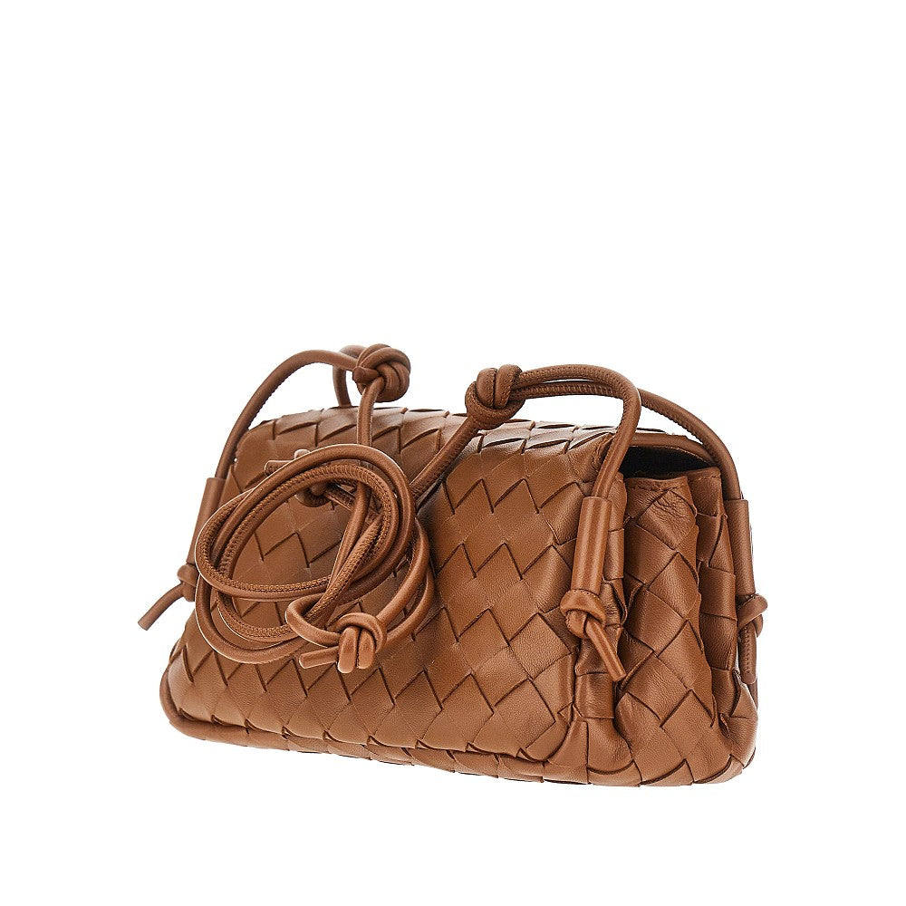 Pochette 'Notturno' in nappa Intrecciato