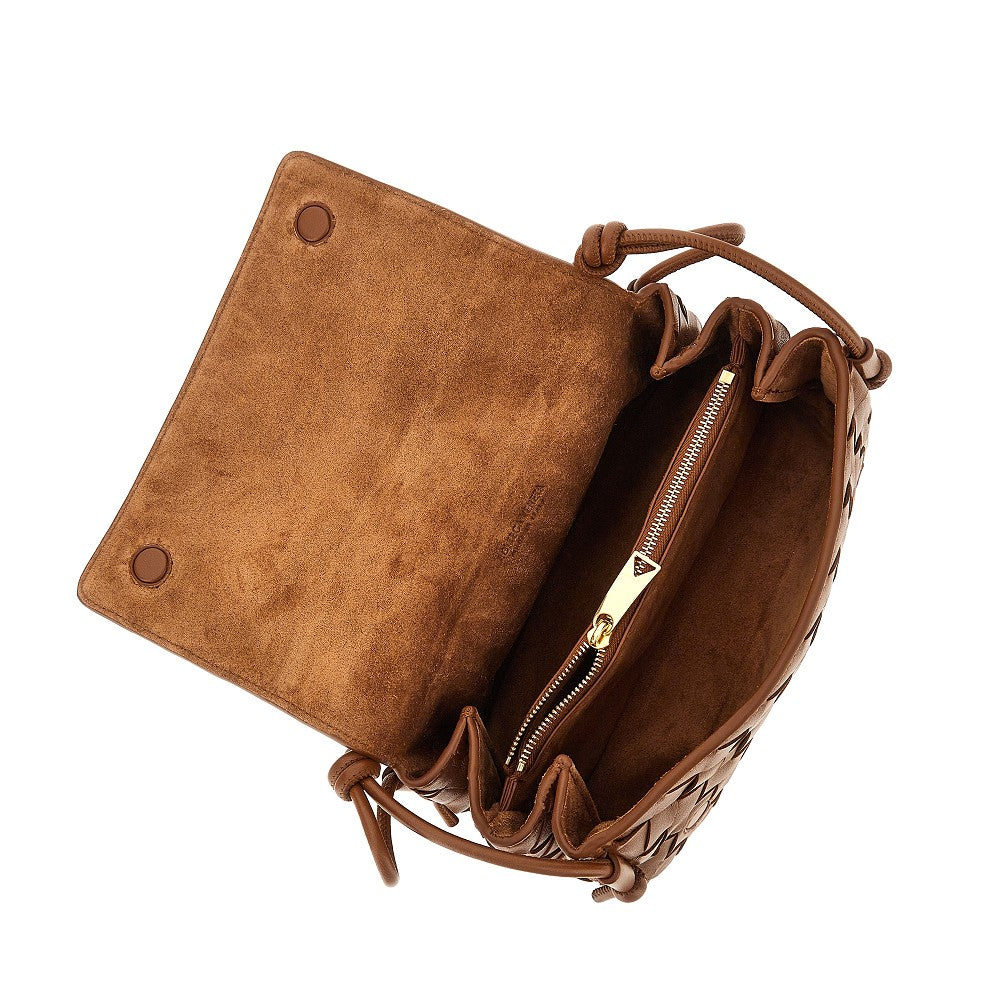 Pochette 'Notturno' in nappa Intrecciato