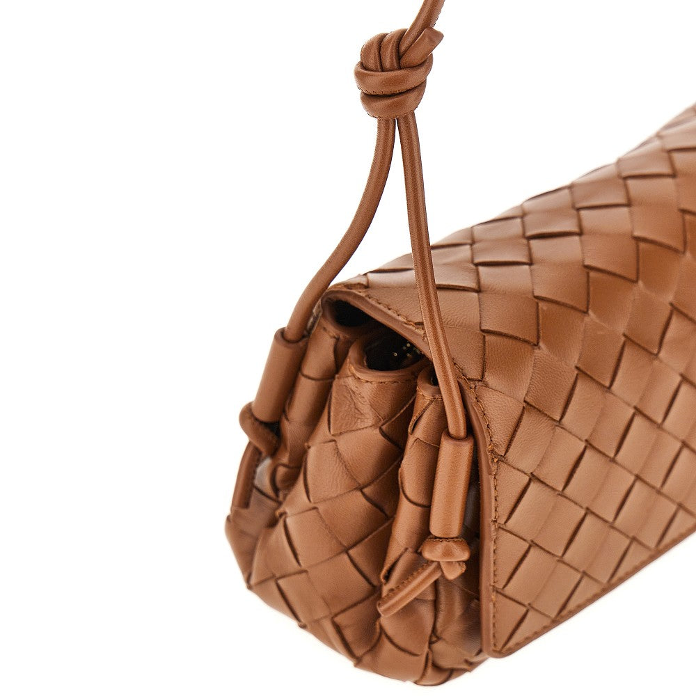 Pochette 'Notturno' in nappa Intrecciato