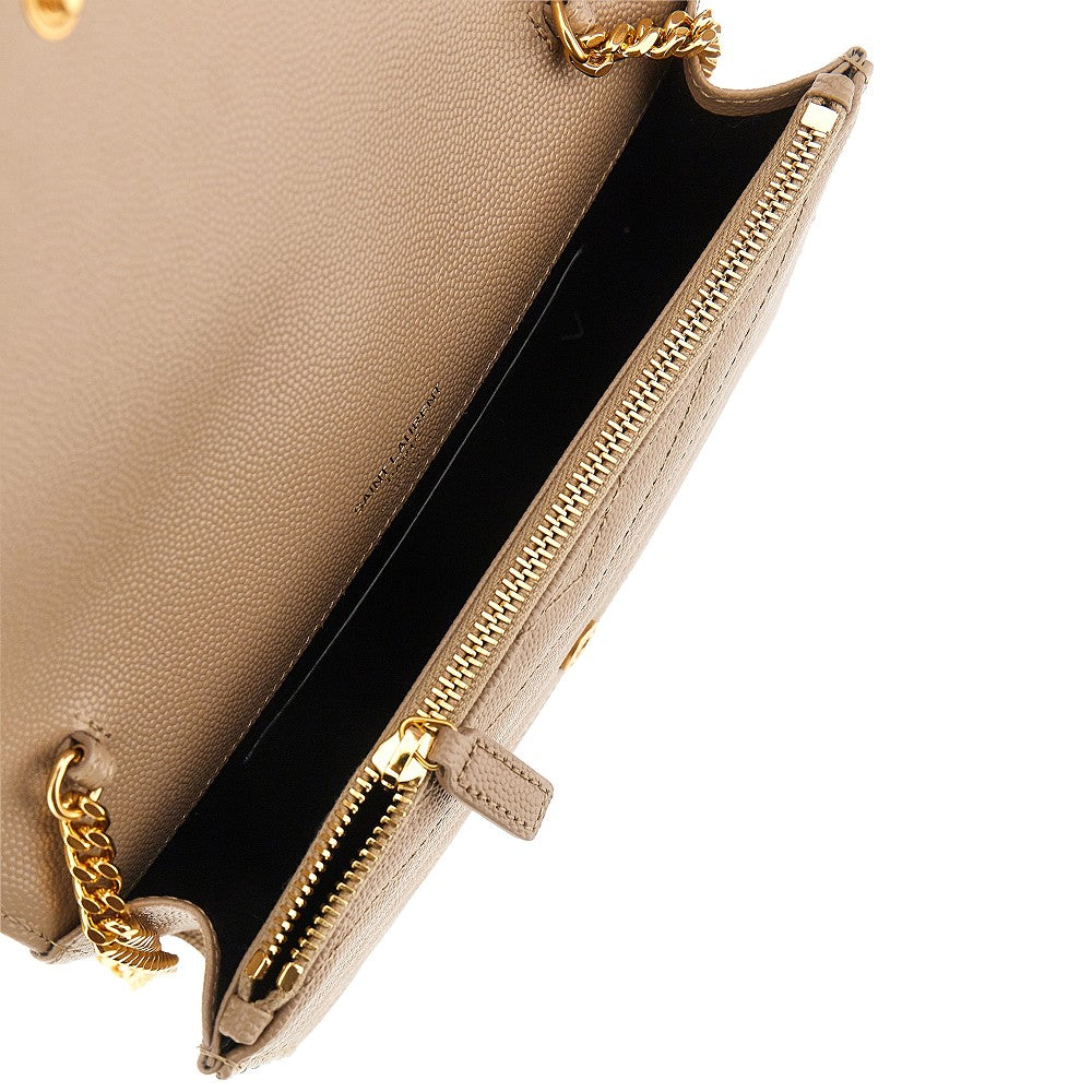 Pochette in pelle con dettaglio Cassandre