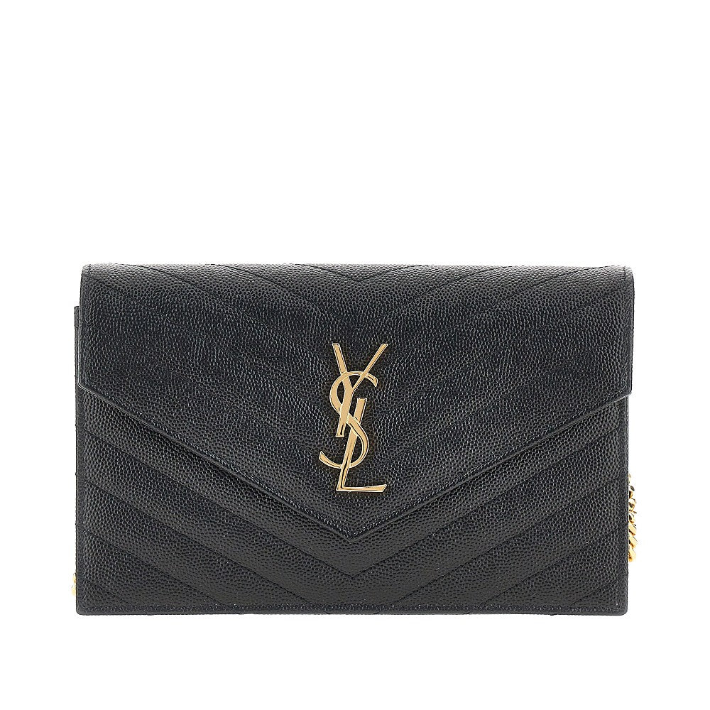 Leather pouch with Cassandre detail
