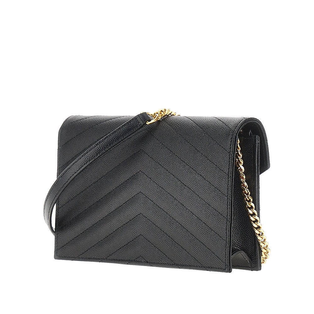 Leather pouch with Cassandre detail